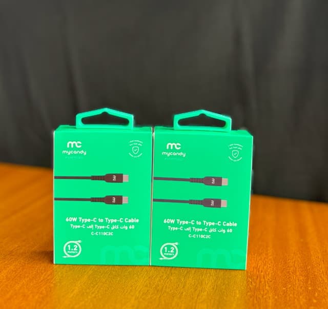 MYCANDY C-C110C2C Cable PD 60W Type-C to Type-C