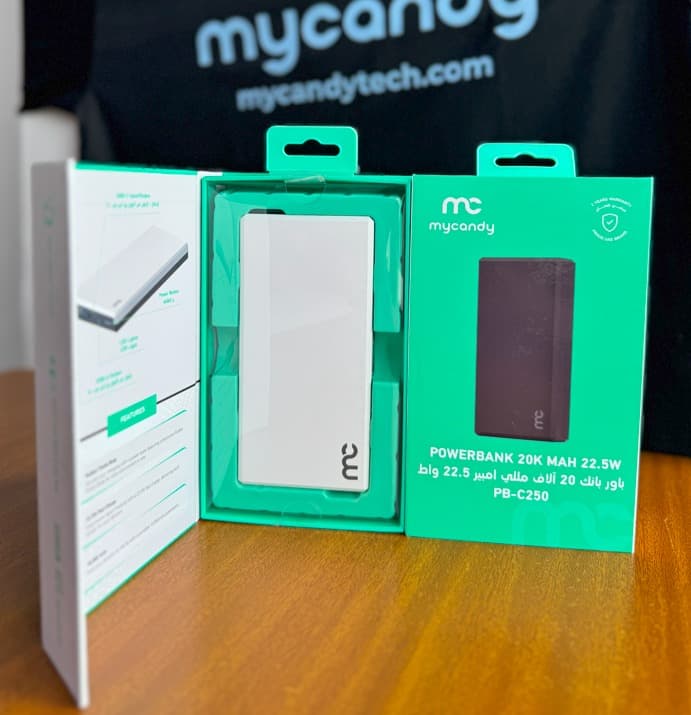 MYCANDY PB-C250 Powerbank 20K mAh 22.5W Type-C PD