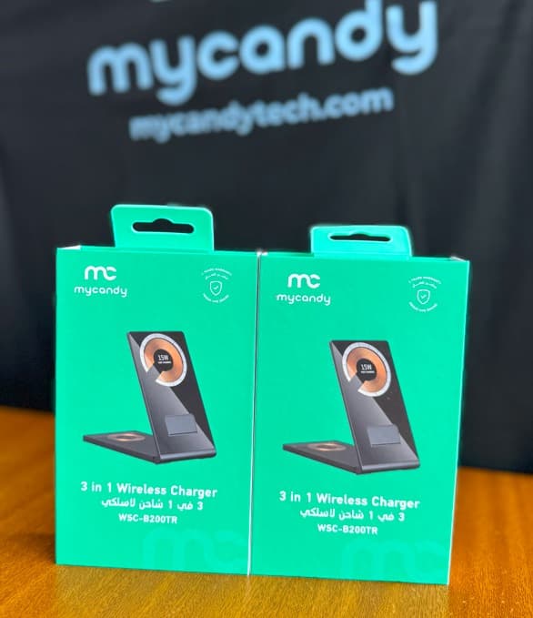 MYCANDY WSC-B200TR Transparent Wireless Charger Stand 3 in 1